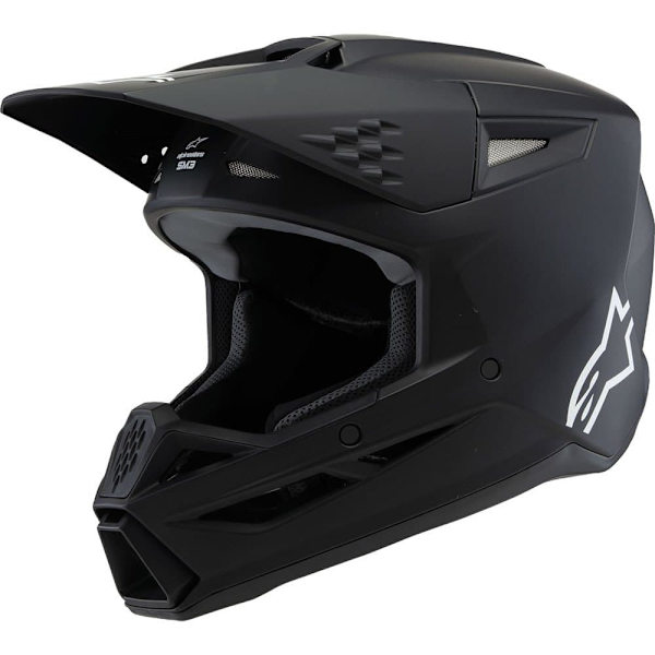 Alpinestars Sm3 Solid Offroadhjelm Sort M
