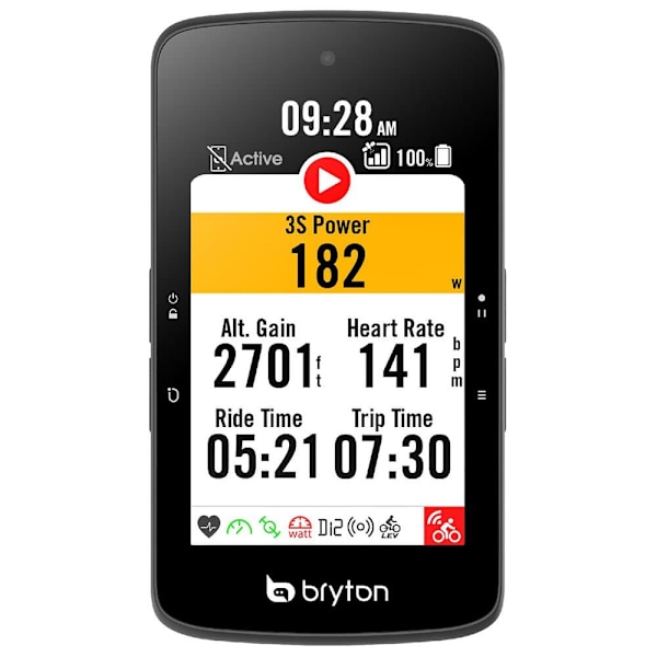 Bryton Cykelcomputer Rider S800 E Sort