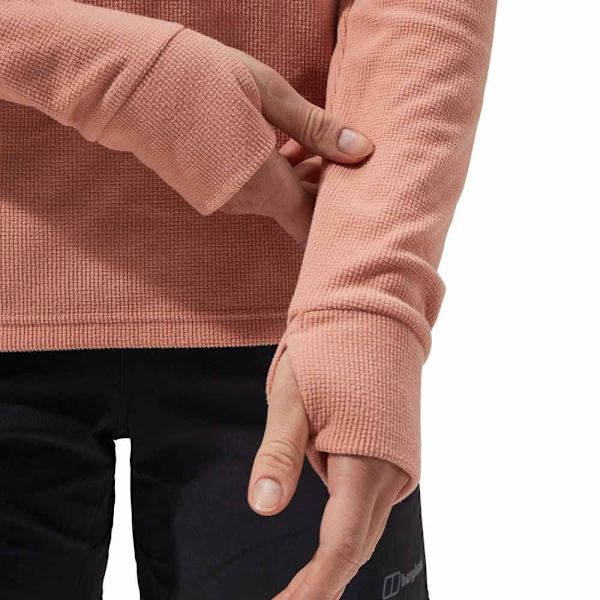Berghaus Ryten Fleecejakke Med Halv Lynlås Rosa 8 Kvinde