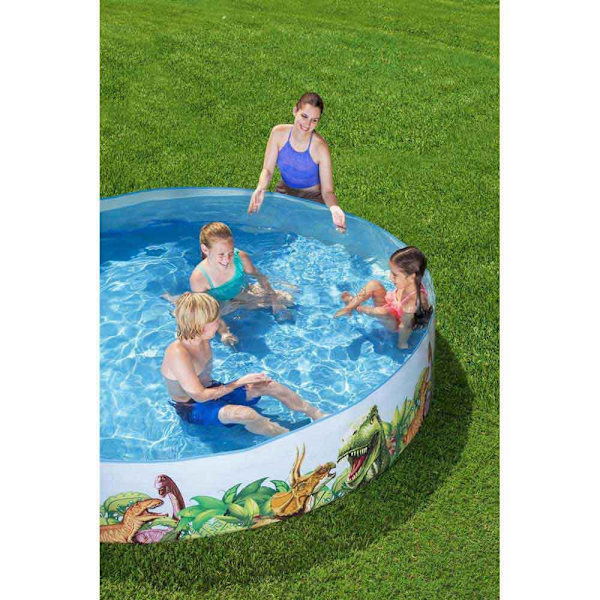 Bestway Uima-allas Fill ´n Fun Dinosaurs 244x46 Cm Monivärinen 2074 Liters