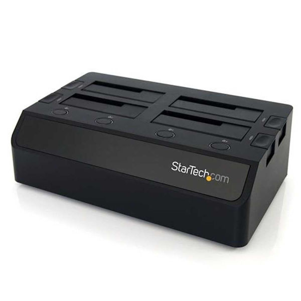 Startech Hdd/ssd Dockingstation Sdock4u33 Sdock4u33 2,5/3,5´´ 4 Bugter Sort