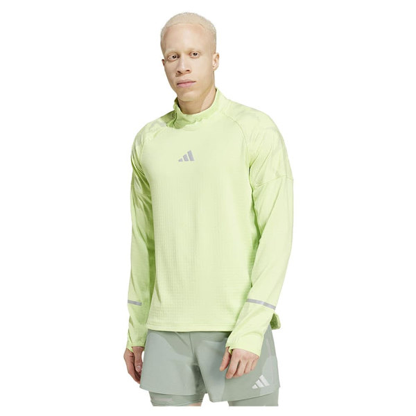 Adidas Ultimate Hi Vis Reflective Tröja Med Halv Dragkedja Gul L Man