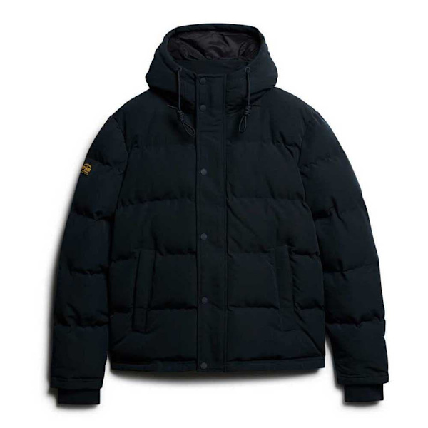 Superdry Everest Short Pufferjakke Sort XL Mand