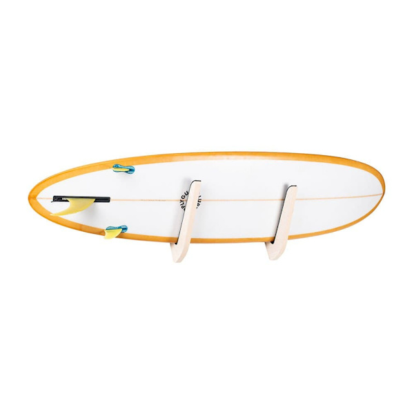 Surflogic Trä Väggställ Longboard Guld