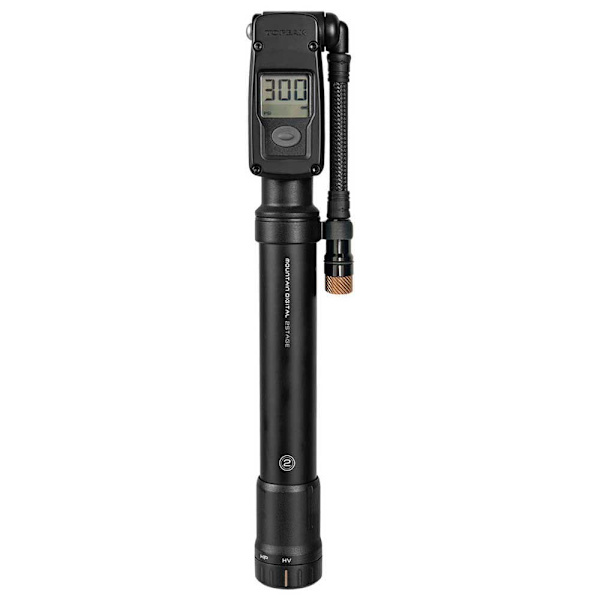 Topeak Mini Pumpe Mountain Digital 2 Stage Sort