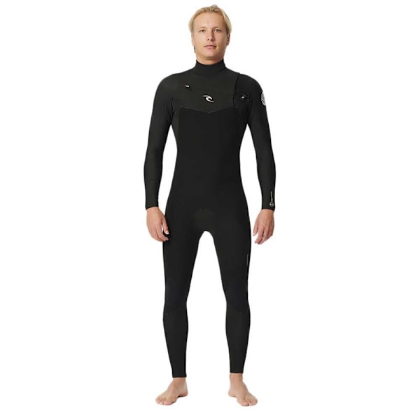 Rip Curl Langærmet Neoprendragt Med Brystlynlås Dawn Patrol 4/3 Mm Gb St Sort XL