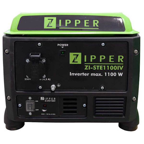 Zipper Strømgenerator Zi-ste1100iv Sort