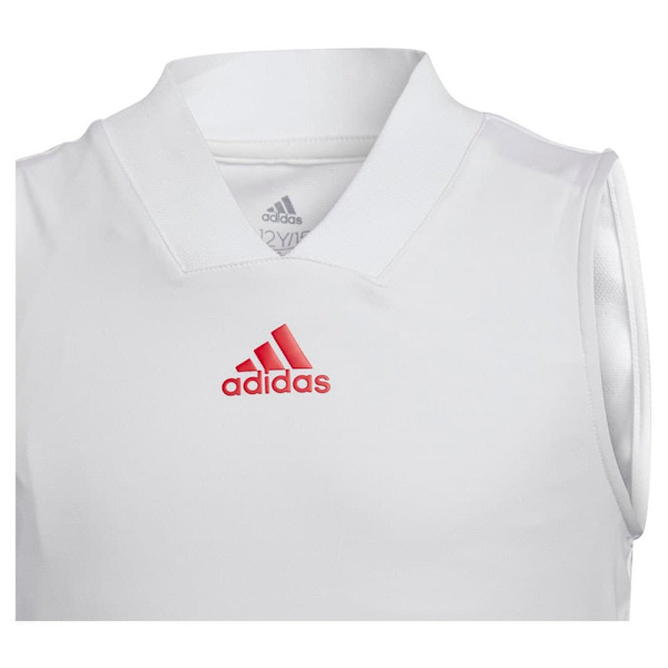 Adidas Ærmeløs T-shirt Q3 Match Hvid 7-8 Years