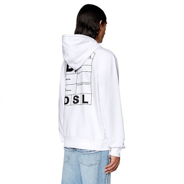 Diesel Luvtröja Ginn K35 Vit M Man