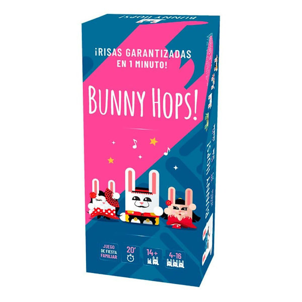 Asmodee Kortspil Bunny Hops Flerfarvet