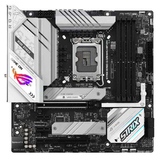 Asus Bundkort Rog Strix B760-g D4 Gaming Wifi Søvfarvet