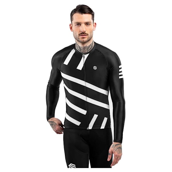 Siroko Pitkähihainen Jersey M2 Leader Musta XS Mies