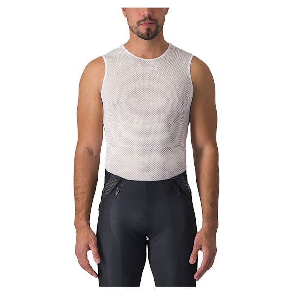 Castelli Ärmlös Baslager Pro Mesh 2.0 Vit S Man