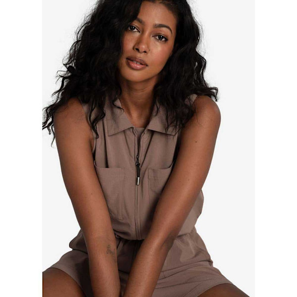 Lole Momentum Playsuit Brun L Kvinna