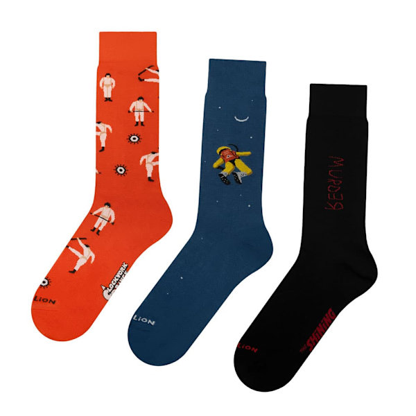 Jimmy Lion Kubrick Crewsokker 3 Par Flerfarvet EU 36-40 Mand