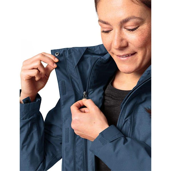 Vaude Skomer 3 In 1 Ii Jakke Blå 42 Kvinde