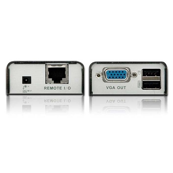 Aten Kvm Mini Usb Vga Extensor 100 M Musta