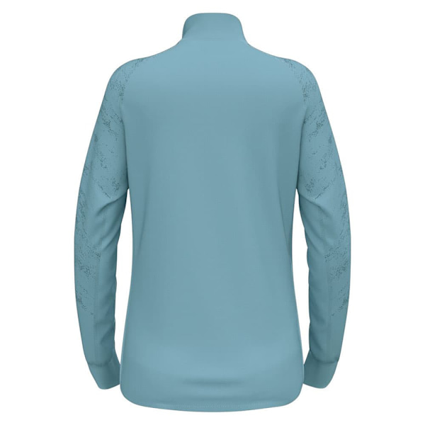 Odlo Berra Graphic Fleece Med Halv Dragkedja Blå S Kvinna