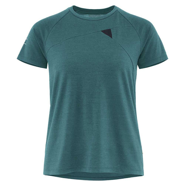 KlÄttermusen Kortärmad T-shirt Fafne Blå S Kvinna