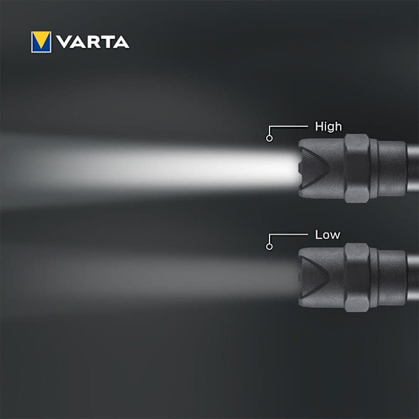 Varta Indestructible F30 Pro 6w Led Alu Sort 650 Lumen