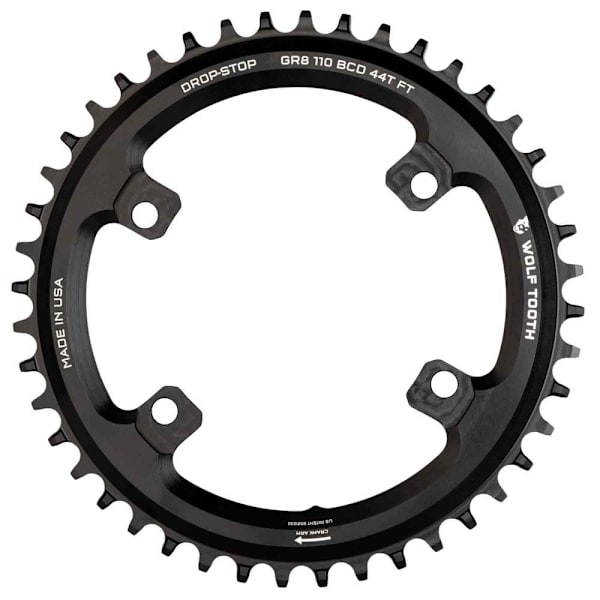Wolf Tooth Kæderring Shimano Grx 110 Bcd Sort 38t