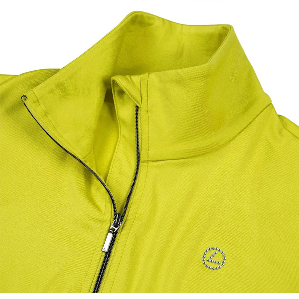 Luhta Hailuoto Fleece Med Halv Dragkedja Gul S Kvinna