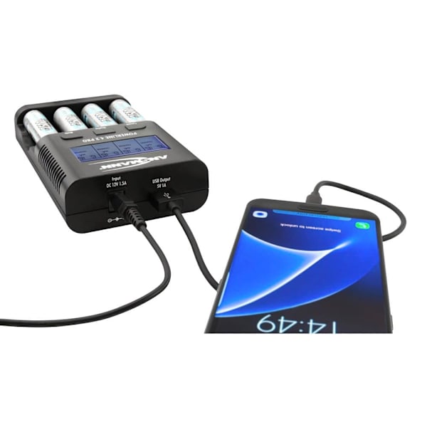 Ansmann Powerline 4.2 Pro 1001-0079 Batterioplader Sort