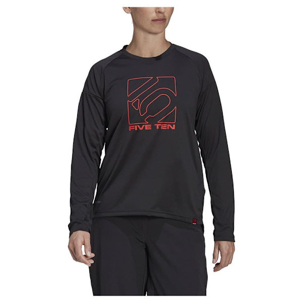 Five Ten Hg1299 T-shirt Med Lång ärm Svart M Kvinna