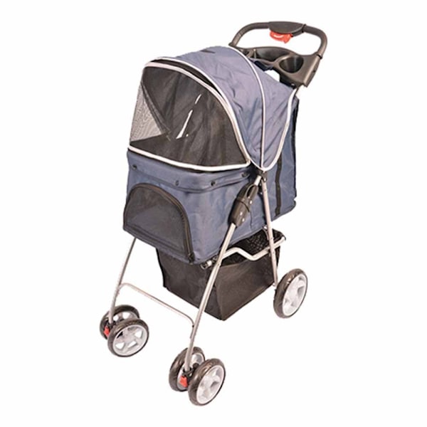 Duvo+ Lemmikkieläinten Kävelykärry 15kg Sininen