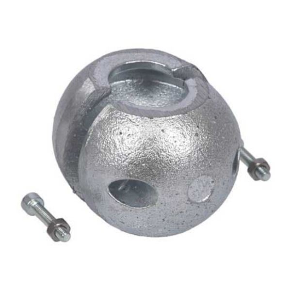 Super Marine Akselin Mutteri Anodi Zinc Hopeinen 65 mm