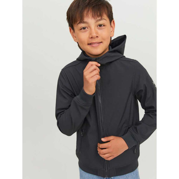 Jack & Jones Lättviktsjacka Basic Softshell Svart 12 Years Pojke