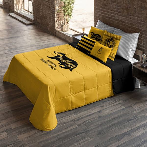 Play Fabrics Täcke Hufflepuff Värderingar ??för Säng 135 250g 235x270 Cm
