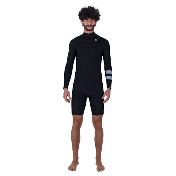 Hurley Pitkähihainen Edessä Vetoketjullinen Neopreenipuku Air Musta XL