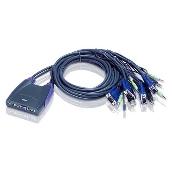 Aten Kvm-switch Cs64us-at Svart