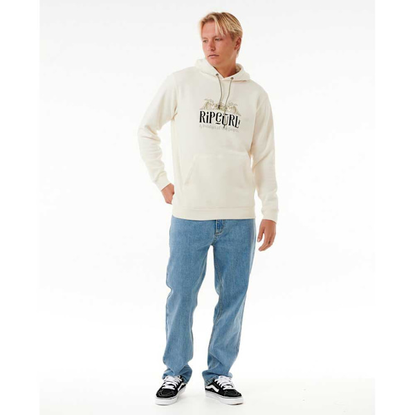 Rip Curl Down The Line Hættetrøje Hvid L Mand