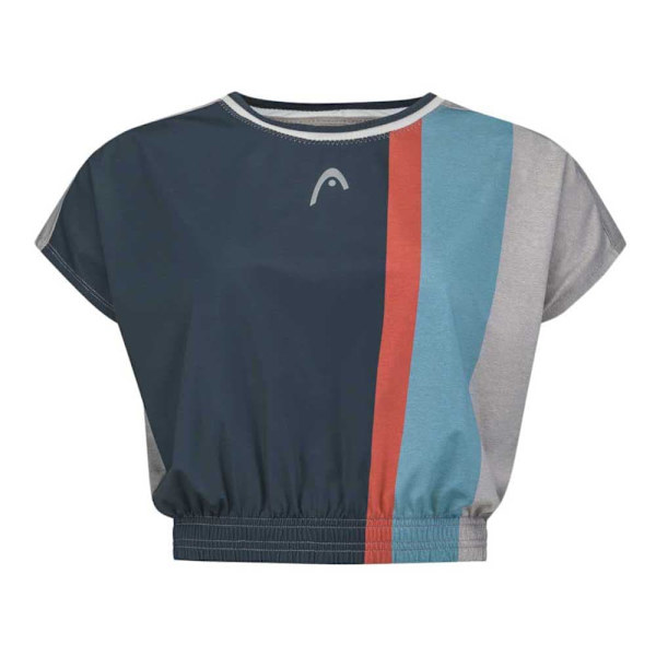 Head Racket Kortærmet T-shirt Padel Crop Blå XL Kvinde