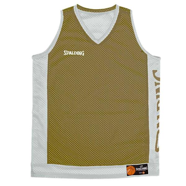 Spalding Reversible ærmeløs T-shirt Grøn XL Mand