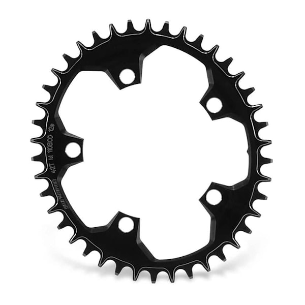 Garbaruk Oval Kedjehjul 5-bolt 110 Bcd Silver 38t