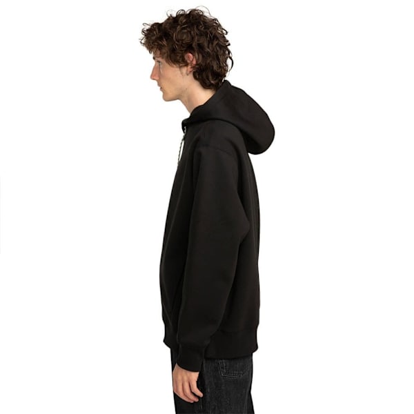 Element Rain Cornell Kokovetoketjullinen Collegepaita Musta M Mies