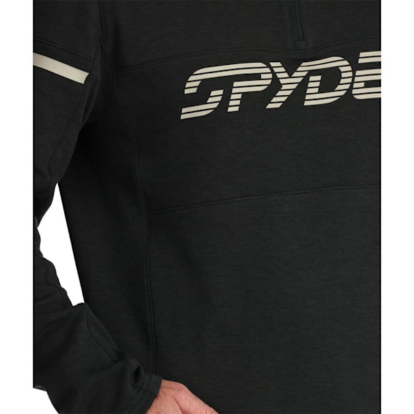 Spyder Speed Fleecejakke Med Halv Lynlås Sort XL Mand