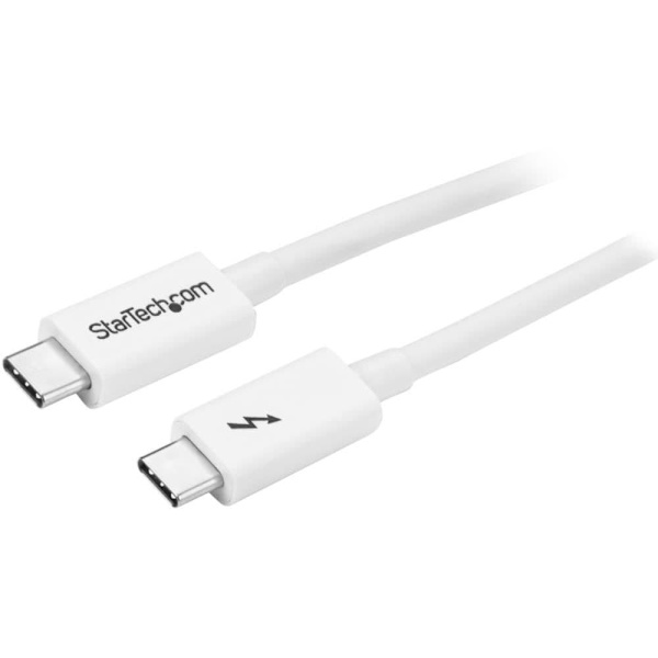 Startech Thunderbolt 3 Cable 1m 20gbps Valkoinen