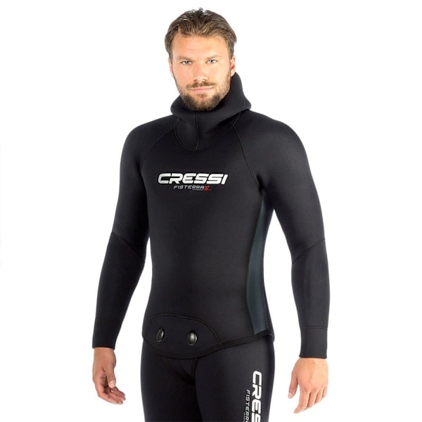 Cressi Jakke Fiskeri Fisterra Lc 9 Mm Sort XL