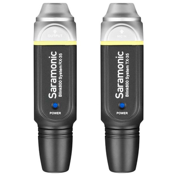Saramonic Trådløst Videokamera Mikrofonsystem Blink 800 B1 Lavalier 5.8ghz Sort