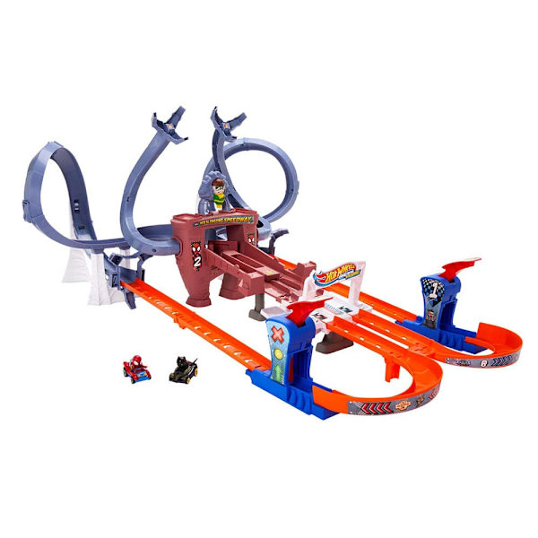 Hot Wheels Spiderman Racerverse-netbane Rød