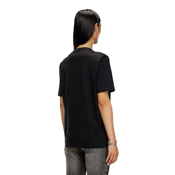 Diesel T Adjust Microdiv T-shirt Med Korte ærmer Sort M Mand