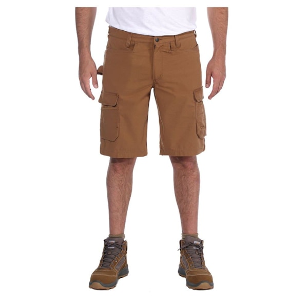 Carhartt Cargoshorts Med Avslappnad Passform Rugged Flex Steel Multipocket Brun 30