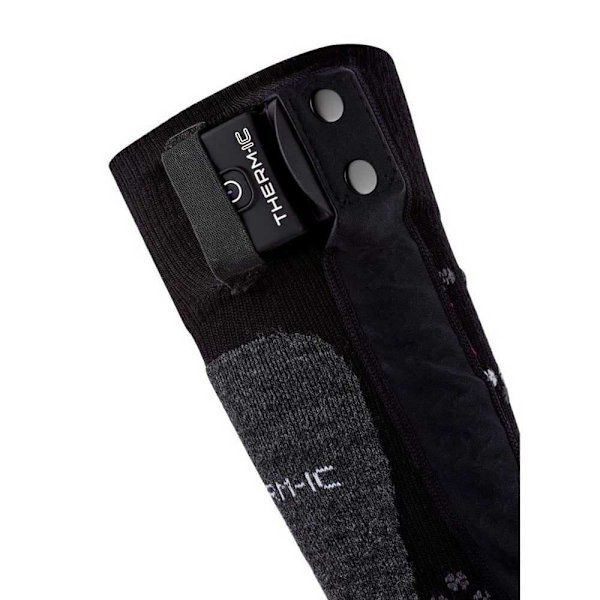 Therm-ic Uppvärmda Strumpor Powerheat Uni V2 Svart EU 39-41 Man