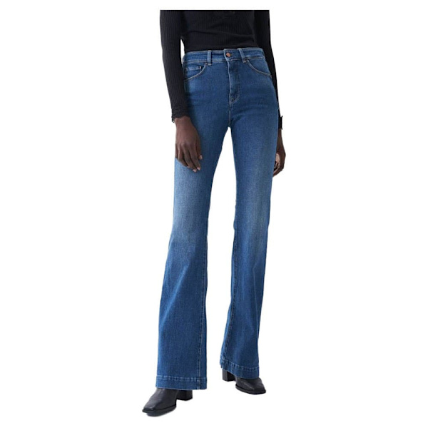 Salsa Jeans Push In Secret Glamor Flare Jeans Blå 28 / 34 Kvinna