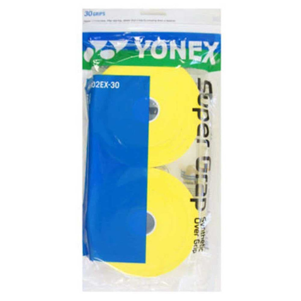 Yonex Tennis Overgreb Super Grap Ac102ex 30 Enheder Gul