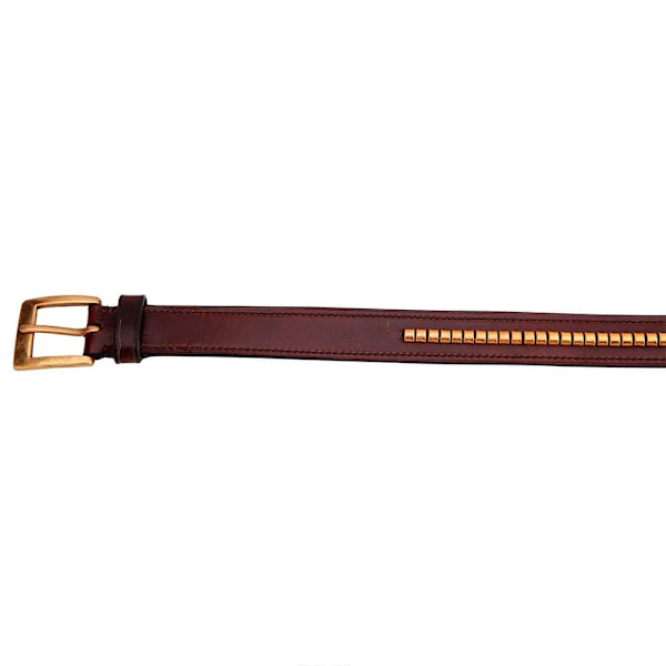 Horka Läderbälte Brun 65 cm